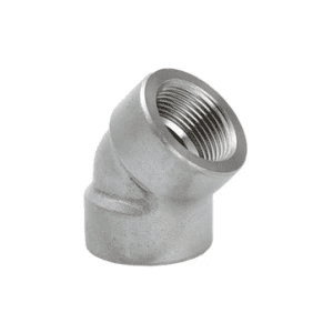 45° threaded elbow