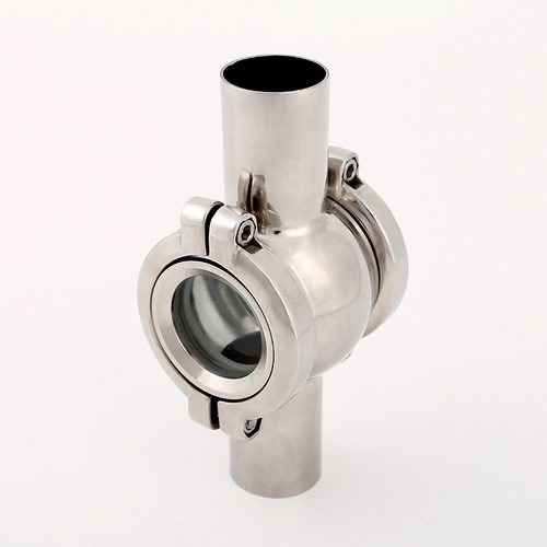Cross type sight glass