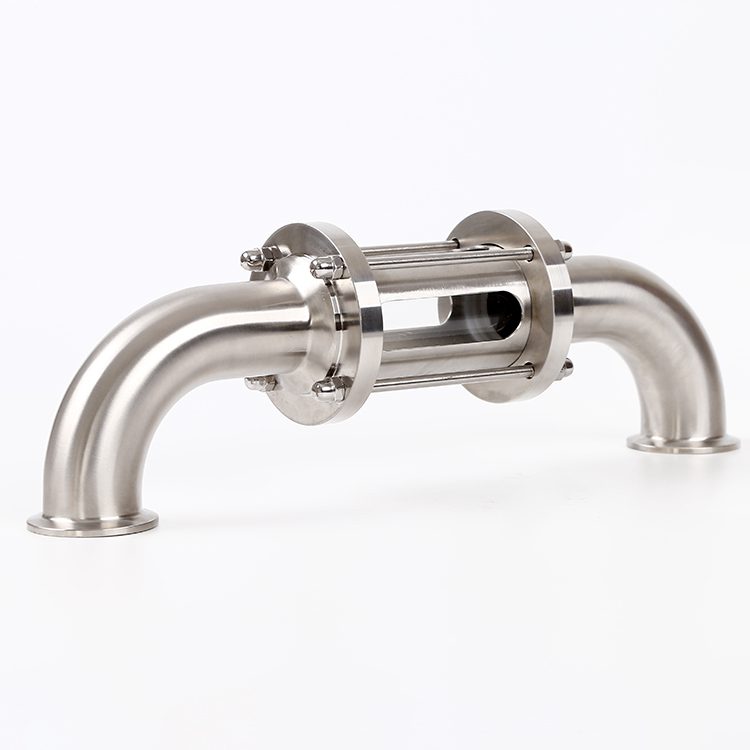 Elbow type sight glass