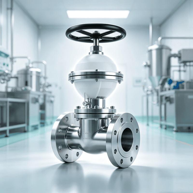 Manual Diaphragm Valves for Pharmaceutical and Food Processing Applications